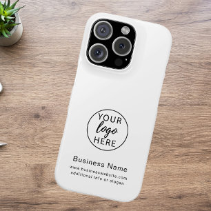 Funda iPhone 16 Pro Logotipo Empresarial Moderno Personalizado