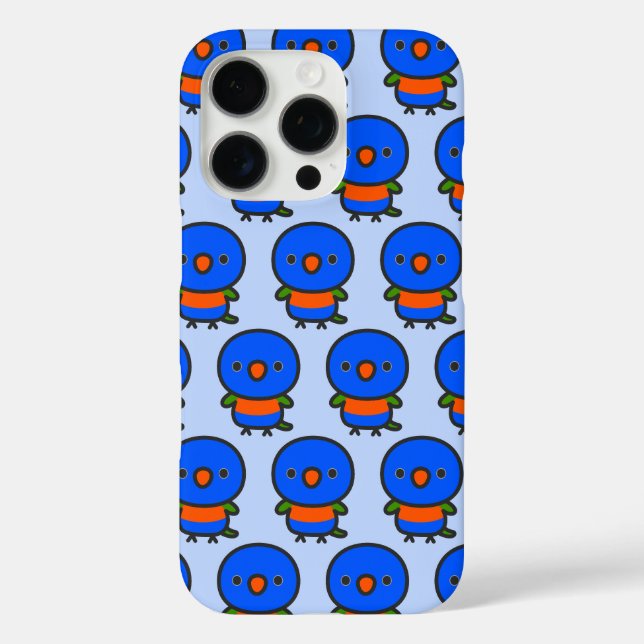 Funda iPhone 16 Pro Loriquito Arcoíris (Reverso )
