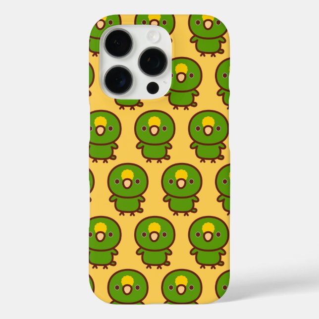 Funda iPhone 16 Pro Loro coronigualdo (Reverso )