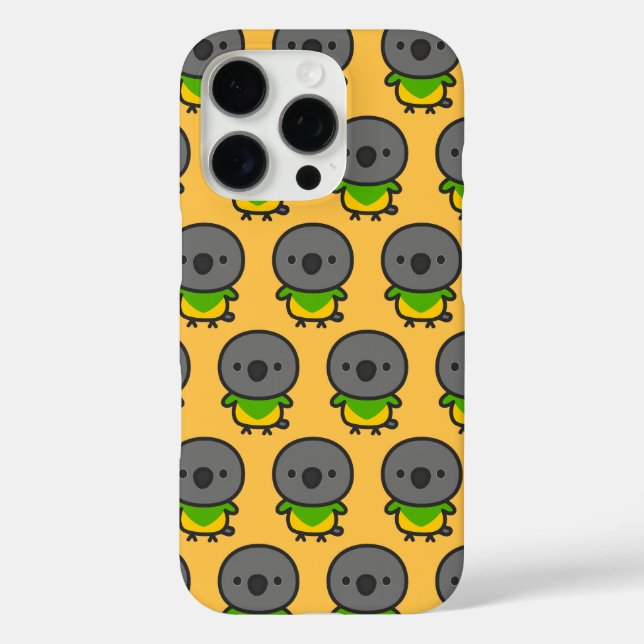 Funda iPhone 16 Pro loro de Senegal (Reverso )