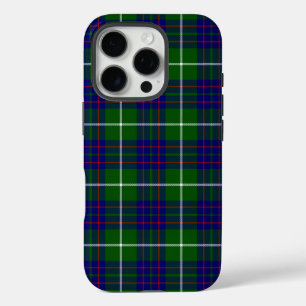 Funda iPhone 16 Pro MacIntyre tartan blue plaid