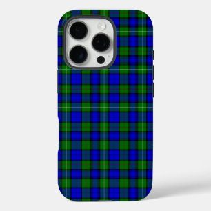 Funda iPhone 16 Pro MacKenzie tartan dorada verde azul