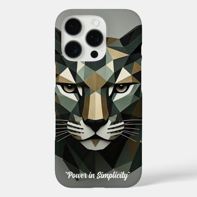 Funda iPhone 16 Pro "Majestad de la selva triangular" (Reverso )
