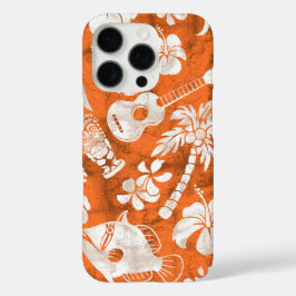 Funda iPhone 16 Pro Makapuu Beach Hawaiian Batik Naranja