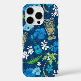 Funda iPhone 16 Pro Makapuu Beach Hawaiian Batik Navy
