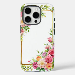 Funda iPhone 16 Pro Marco de flor