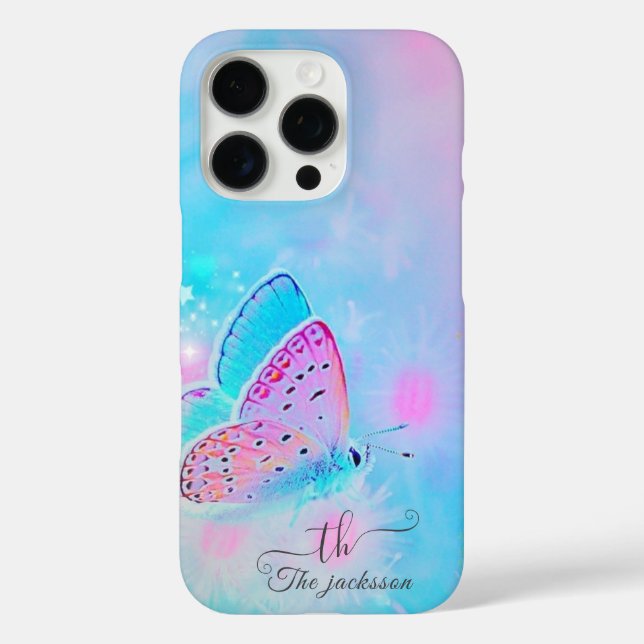 Funda iPhone 16 Pro Mariposa (Reverso )