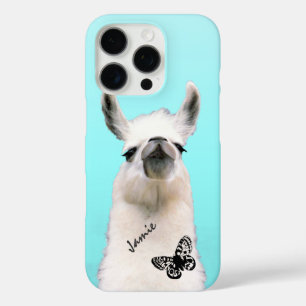 Funda iPhone 16 Pro Mariposa de la llama de la moda Snooty Su nombre o