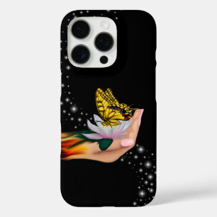 Funda iPhone 16 Pro Mariposa en Lotus Bloom