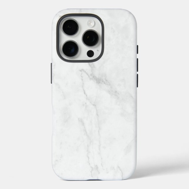 Funda iPhone 16 Pro Mármol Blanco (Reverso )
