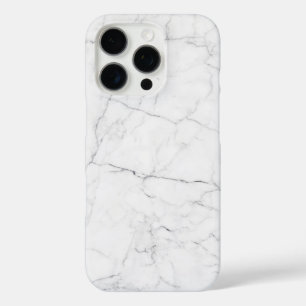 Funda iPhone 16 Pro Mármol Blanco Elegante