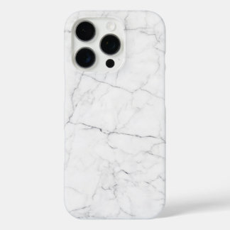 Funda iPhone 16 Pro Mármol Blanco Elegante