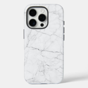 Funda iPhone 16 Pro Mármol Blanco Elegante