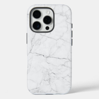 Funda iPhone 16 Pro Mármol Blanco Elegante