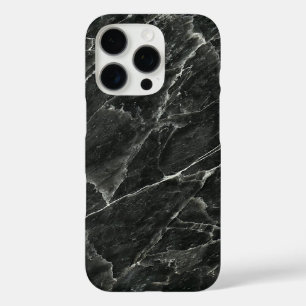 Funda iPhone 16 Pro Mármol negro elegante