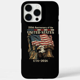 Funda iPhone 16 Pro Max 250º Aniversario de Estados Unidos 250 Años 4º de