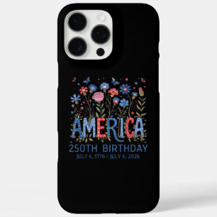 Funda iPhone 16 Pro Max 250 Años Aniversario de América Cumpleaños 250 EE.