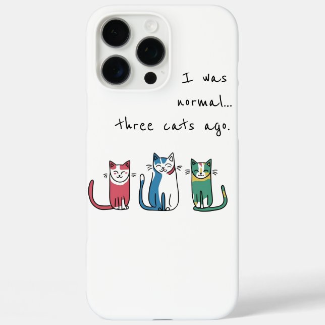 Funda iPhone 16 Pro Max 3 little kittens (Reverso )