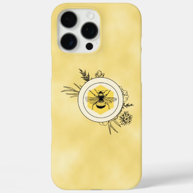 Funda iPhone 16 Pro Max Abeja (Reverso )