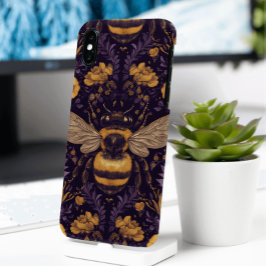 Funda iPhone 16 Pro Max Abejas y flores