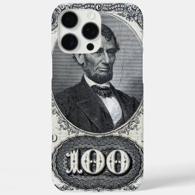 Funda iPhone 16 Pro Max Abraham Lincoln (Reverso )