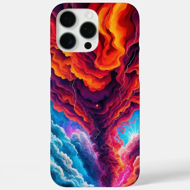 Funda iPhone 16 Pro Max Abstract Cloud Lightning (Reverso )