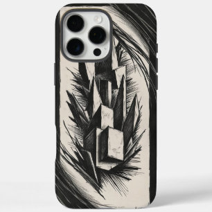 Funda iPhone 16 Pro Max Abstract Geometric Crystal iPhone Case
