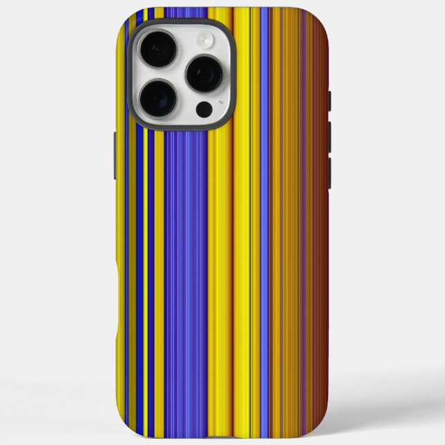 Funda iPhone 16 Pro Max Abstract Stripes Design 1 (Reverso)
