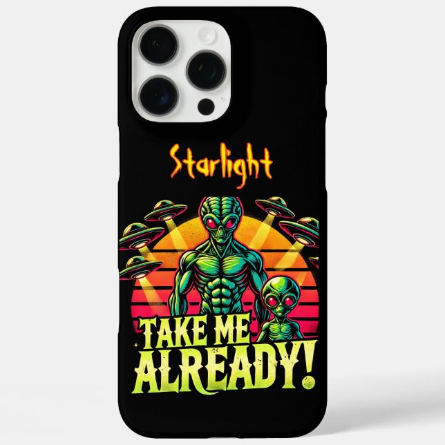 Funda iPhone 16 Pro Max Acá Comienzan Encuentros Cósmicos Vivos (Reverso )