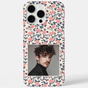 Funda iPhone 16 Pro Max Accesorios elegantes para mujeres Rosa Floral Pers