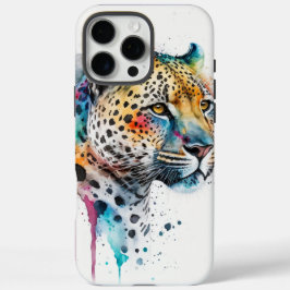 Funda iPhone 16 Pro Max Acuarela jaguar