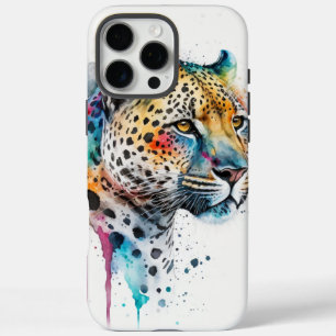 Funda iPhone 16 Pro Max Acuarela jaguar