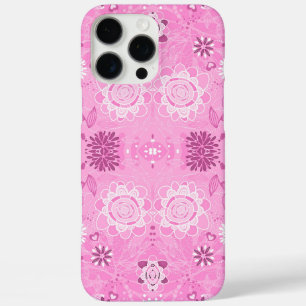 Funda iPhone 16 Pro Max Adorable fondo de patrón pintado a mano exquisito