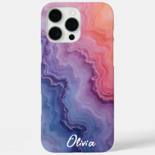 Funda iPhone 16 Pro Max Agitar textura en los colores del amanecer