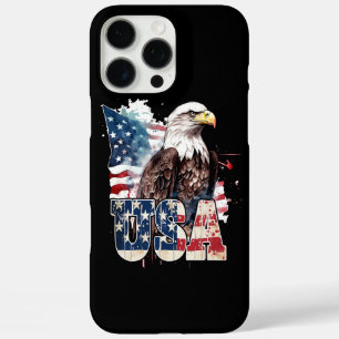Funda iPhone 16 Pro Max Águila calva americana Cumpleaños 250 de América