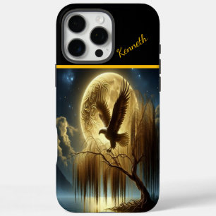 Funda iPhone 16 Pro Max Águila salvaje dorada