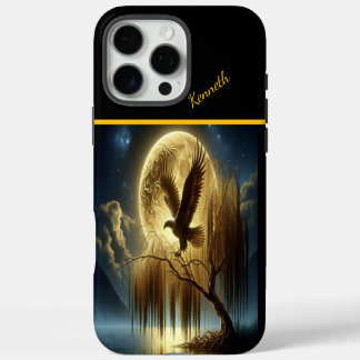 Funda iPhone 16 Pro Max Águila salvaje dorada