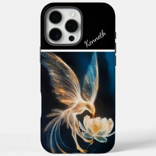 Funda iPhone 16 Pro Max Águila y florecimiento luminosos