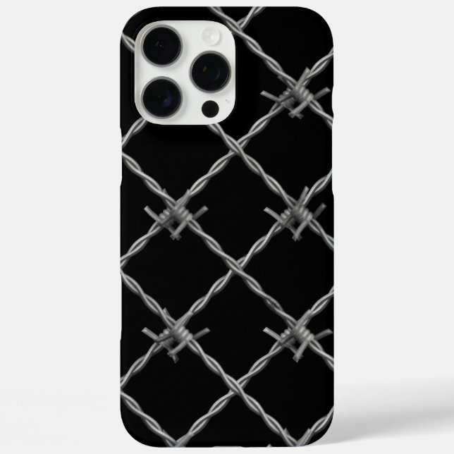 Funda iPhone 16 Pro Max Alambre de púas (Reverso )