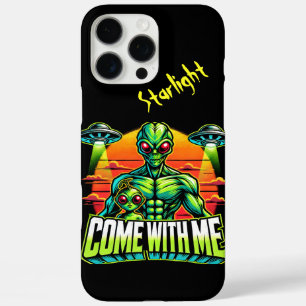 Funda iPhone 16 Pro Max Alienígenas Amigables Exploran Aventuras Cósmicas