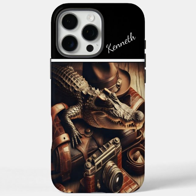Funda iPhone 16 Pro Max Alligator's Travel Gear (Reverso)