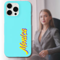 Amarillo 3D Indigo Nombre moderno | Funny Electric