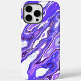 Funda iPhone 16 Pro Max Amethyst Violet Colorful Abstract Marble Te