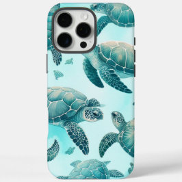 Funda iPhone 16 Pro Max Amigos Tortugas Marinas