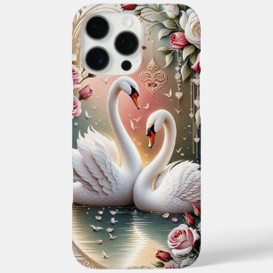 Funda iPhone 16 Pro Max Amor a los cisnes