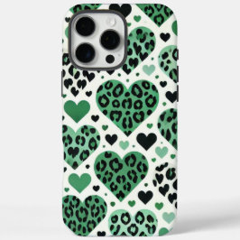 Funda iPhone 16 Pro Max Amor Loco (Verde)
