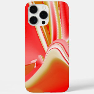 Funda iPhone 16 Pro Max Amor y Oro Abstracto 3D Arcoíris
