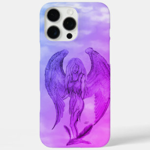 Funda iPhone 16 Pro Max Ángel al estilo tatuaje