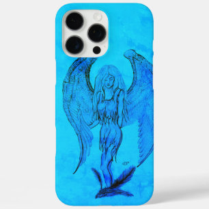 Funda iPhone 16 Pro Max Ángel al estilo tatuaje