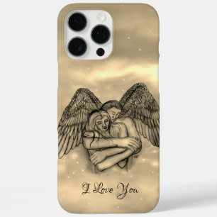 Funda iPhone 16 Pro Max Angel Eros en el amor, te amo